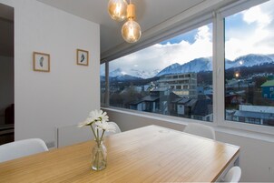 Standard Apartment, Multiple Beds, Mountain View | Living area | 43-inch Smart TV with cable channels, TV