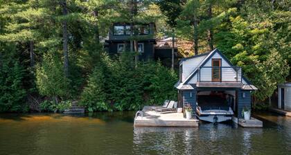 Cute 3+1 bed, 1bath, newly renovated cottage, Lake Muskoka, Sauna, Boathouse!