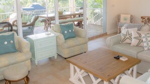 House, 3 Bedrooms, Beach View | Living room - Mango Oasis by Florida Keys Luxury Rentals (Islamorada)