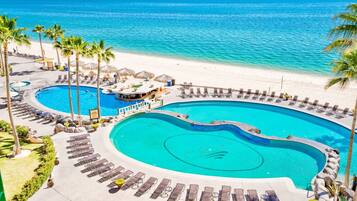 Et oppvarmet basseng