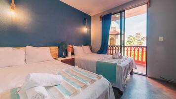 1 habitación, tabla de planchar con plancha, wifi y ropa de cama