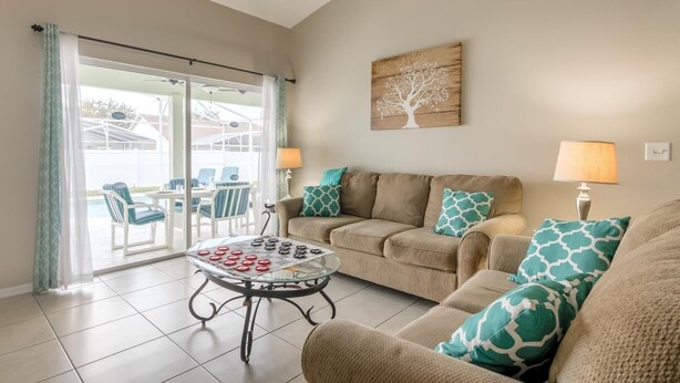 Ferienhaus, Mehrere Betten (Amanda's Cozy Clear Creek Vacation Ho) | Wohnzimmer
