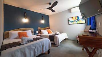 1 slaapkamer, een strijkplank/strijkijzer, wifi, beddengoed