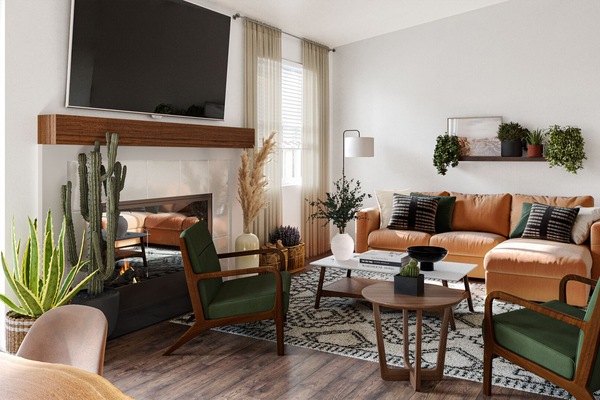 Área de sala de estar