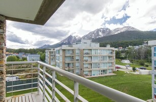 Lejlighed - 1 queensize-seng med sovesofa - balkon - bjergudsigt | Terrasse/gårdhave