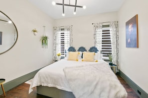 Desk, iron/ironing board, travel crib, WiFi