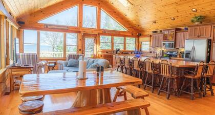 Log Lover's Dream on Sand Point