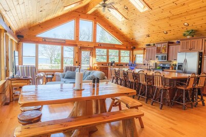 Log Lover's Dream on Sand Point