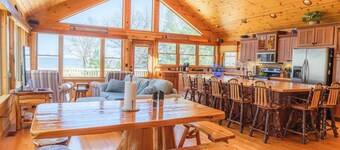 Log Lover's Dream on Sand Point