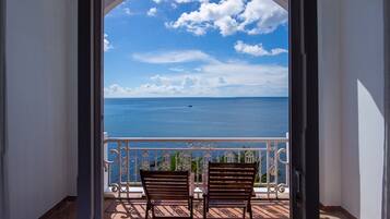 Deluxe Double or Twin Room, Sea View | Beach/ocean view