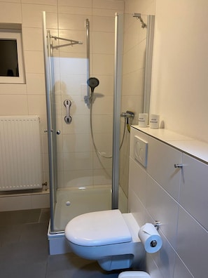Shower, hair dryer