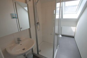 Shower, hair dryer