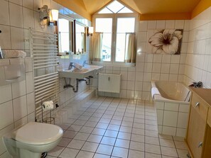 Shower, hair dryer