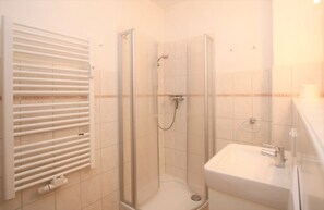 Shower, hair dryer