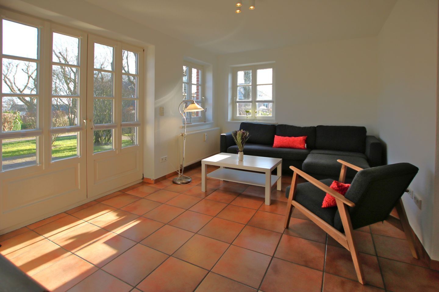 TV, DVD player, stereo