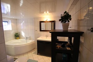 Douche, séchoir à cheveux