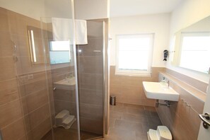 Shower, hair dryer