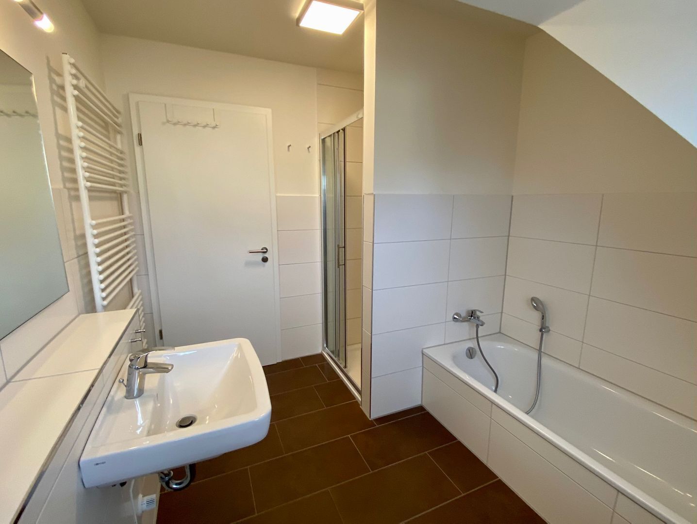 Shower, hair dryer