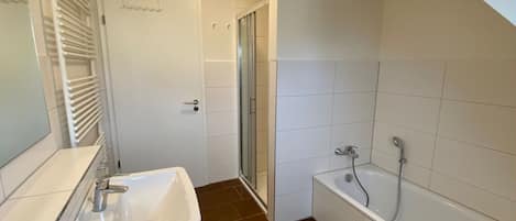 Shower, hair dryer