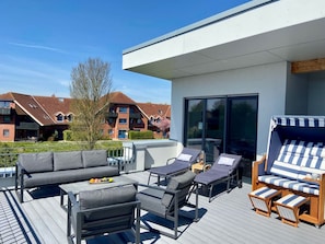 Terrace/patio - 2608 - Strandwiese 18 - Penthouse 2608 in the Strandwiese / Dahme (Dahme)