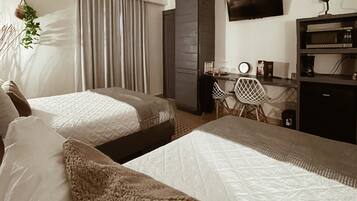 Minibar, individually decorated, desk, blackout drapes