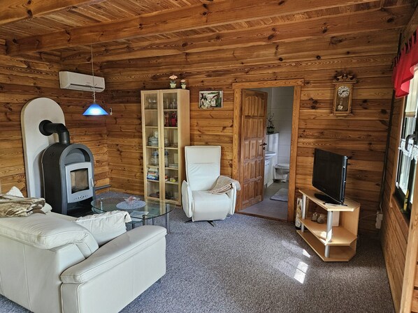 TV, fireplace - FH am Haff A, Deutschland (Altwarp)