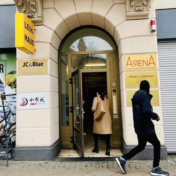 Entrada de la propiedad