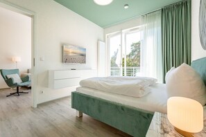 2 slaapkamers, een kluis op de kamer, wifi, beddengoed