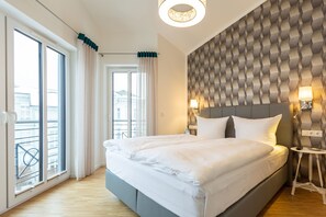 2 bedrooms, in-room safe, WiFi, bed sheets - Quartier Eichenweg, App. 8 (Heringsdorf)