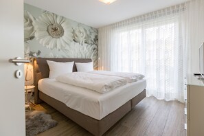 2 Schlafzimmer, Zimmersafe, WLAN, Bettwäsche