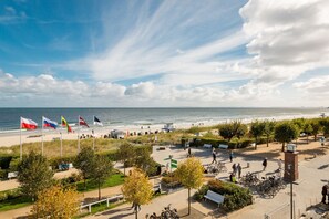 Vlak bij het strand