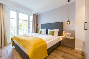 2 chambres, coffres-forts dans les chambres, Wi-Fi, draps fournis