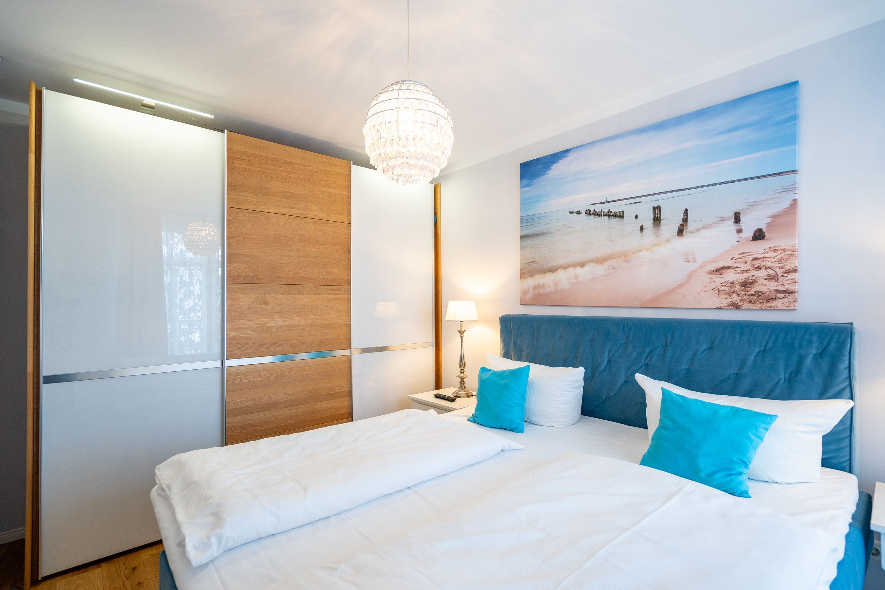 2 室のベッドルーム、WiFi、ベッドシーツ