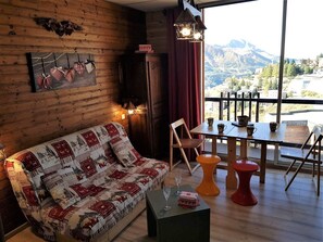 TV - Cozy Studio - 4 pers, pets allowed, close to slopes (Orcières Merlette)