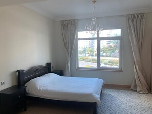 2 bedrooms, iron/ironing board, travel crib, free WiFi