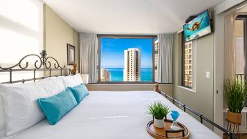 1 slaapkamer, een strijkplank/strijkijzer, gratis wifi, beddengoed