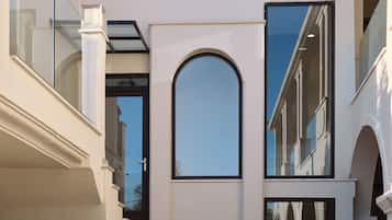 Fassade der Unterkunft