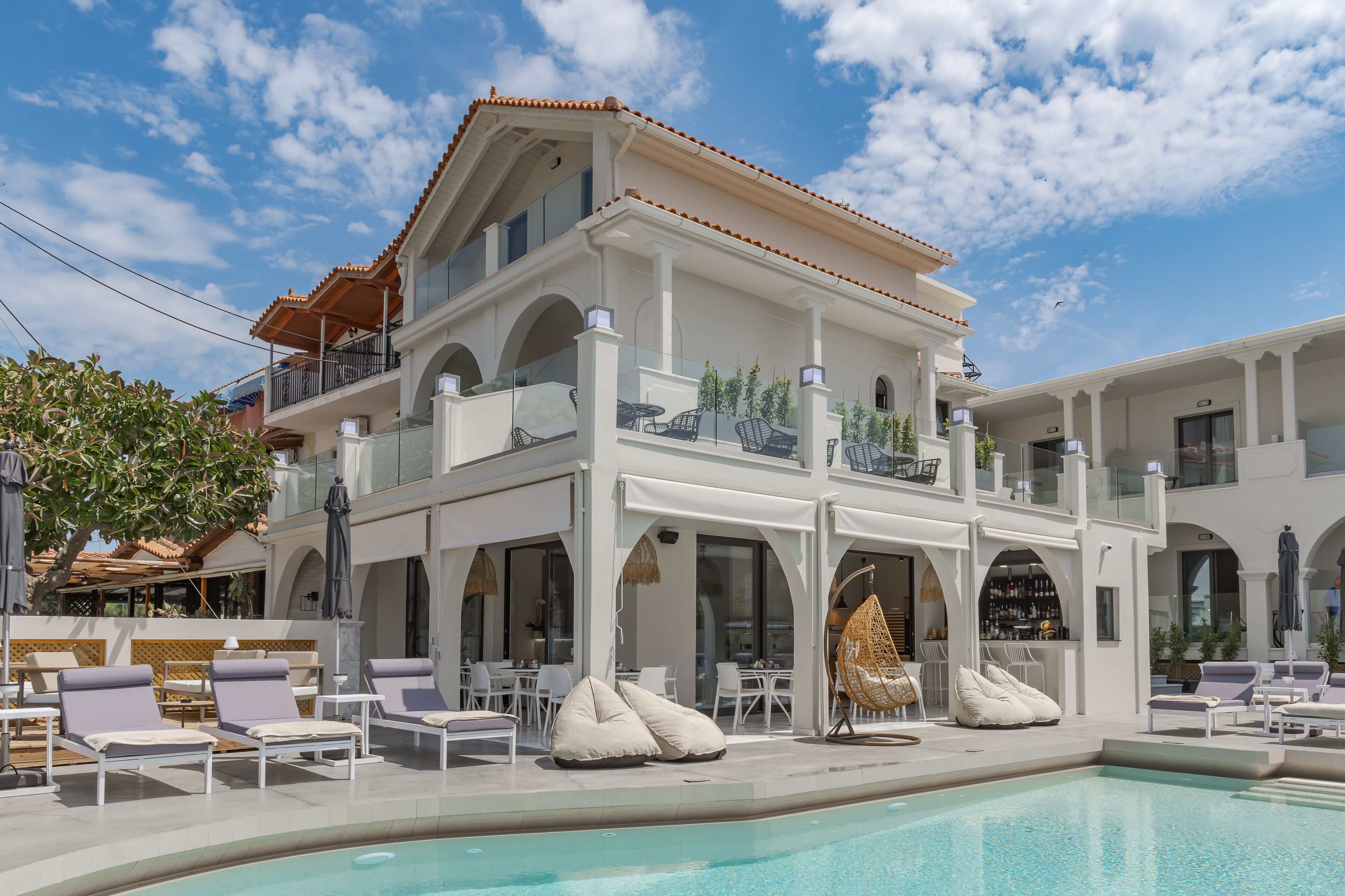 Majoituspaikan julkisivu