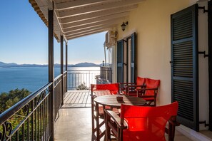 Panoramic Villa, 2 Bedrooms, Non Smoking, Sea View | Balcony - Villa Georgina (Corfu)