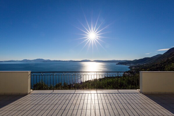 Panoramic Villa, 2 Bedrooms, Non Smoking, Sea View | Balcony view