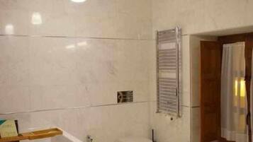Hair dryer, towels