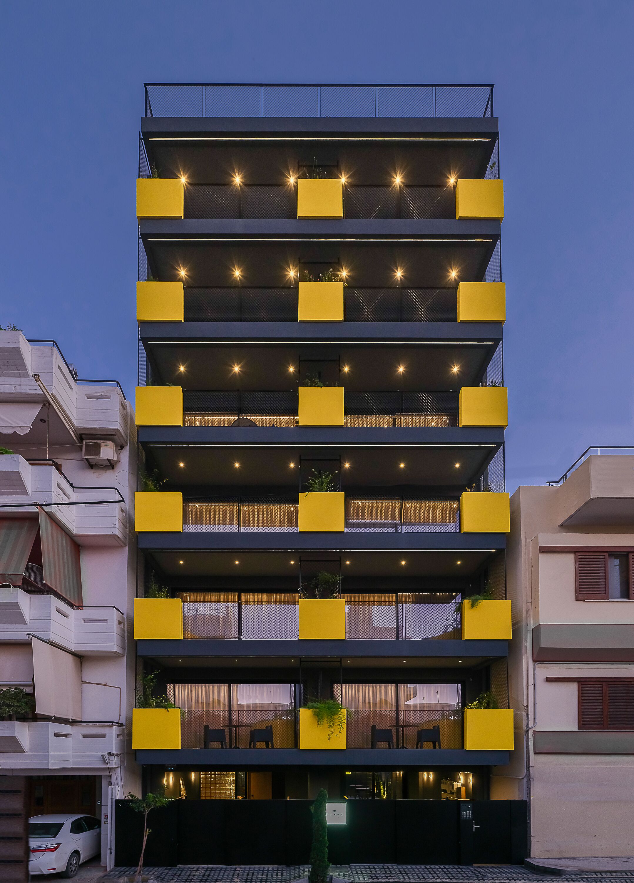 Fassade der Unterkunft