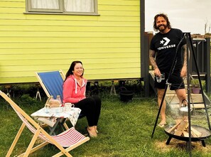 屋外ダイニングエリア