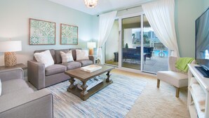 Living area - *Ariel Dunes II 108 Beach access*Pools* (miramar beach)