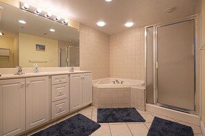 Shower, towels