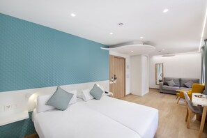 Dobbeltrom – standard, 2 enkeltsenger | Sengetøy av topp kvalitet, dundyner og memory foam-senger