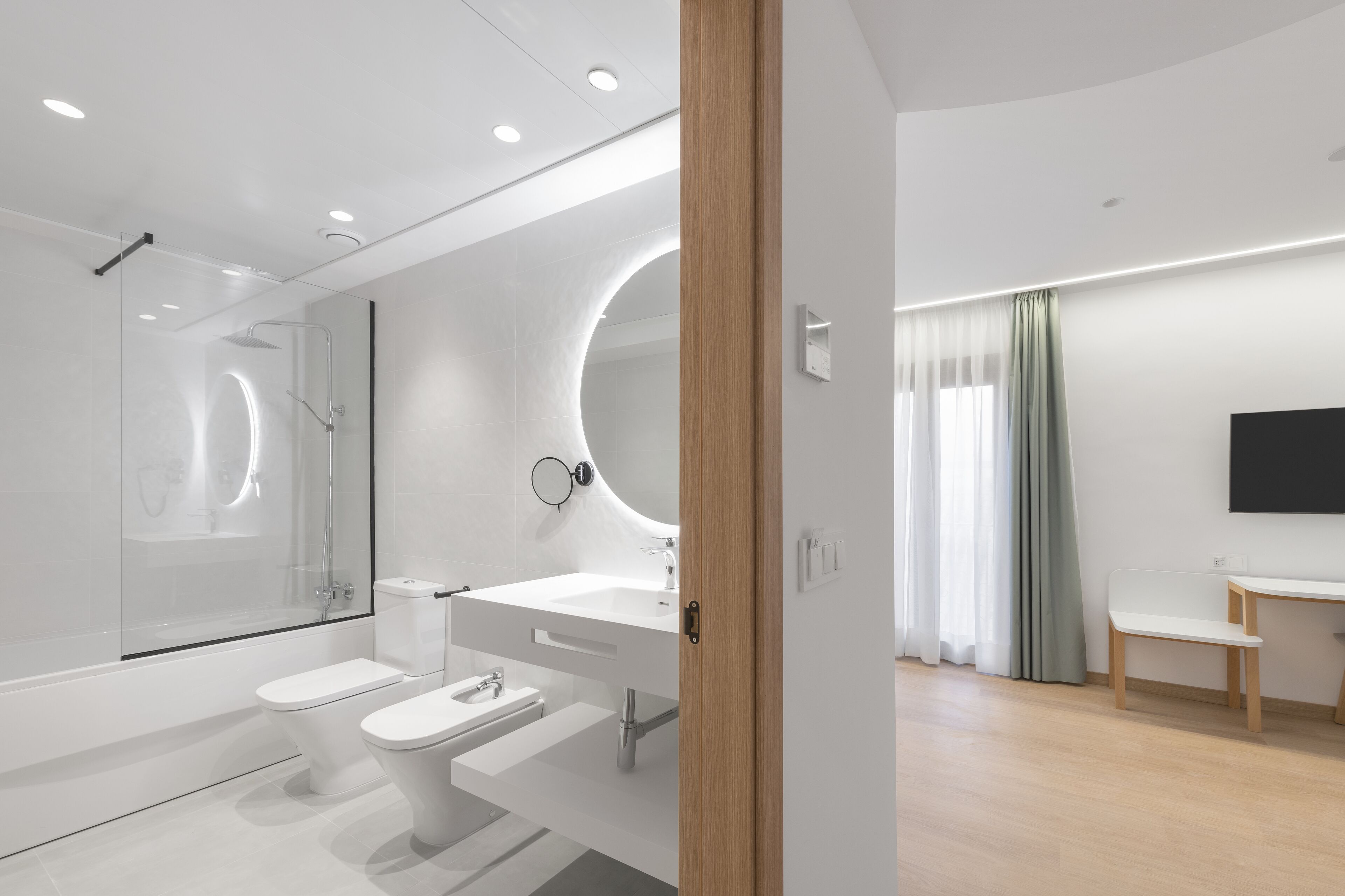 free toiletries, hair dryer, towels, soap