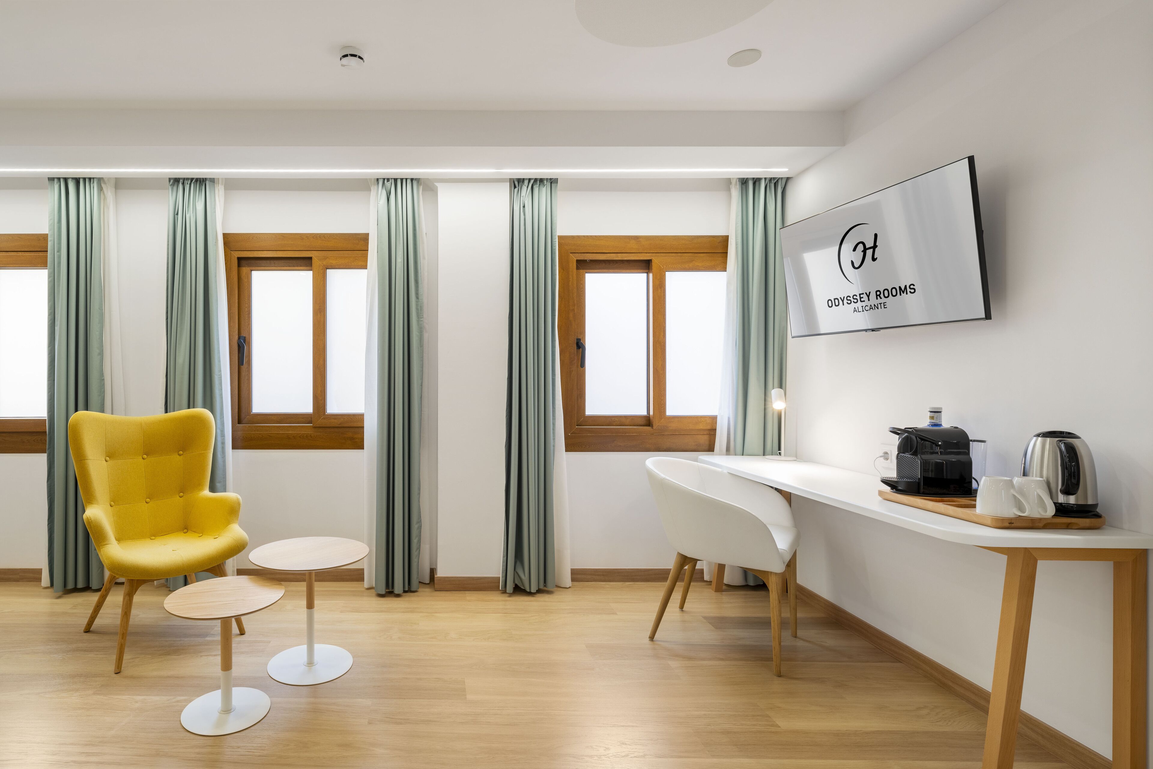 superior double room, pool access | living area | 50-inch smart tv with digital channels, tv, mp3 dock