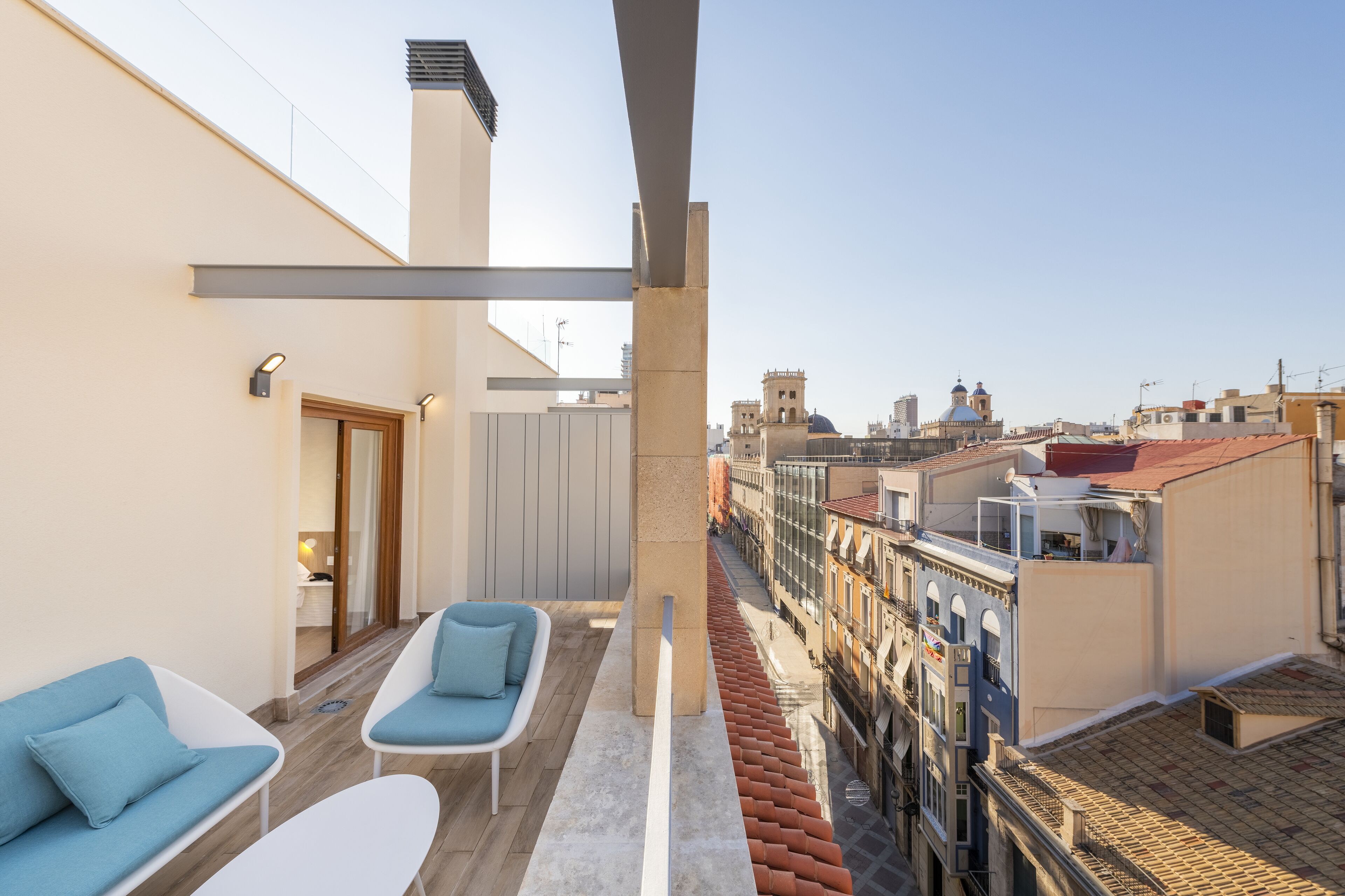 Premium appartement, 2 slaapkamers, toegang tot zwembad, uitzicht op de stad (Terrace) | Uitzicht op de stad