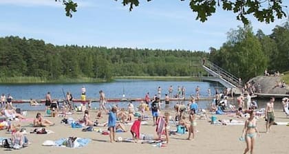 Designer house Stockholm - Arlanda Metro line